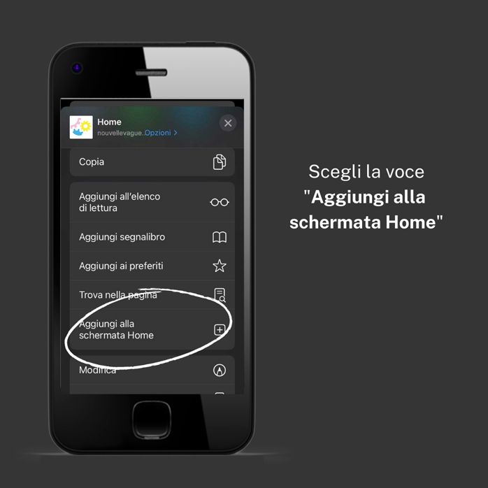 Aggiungi alla Home