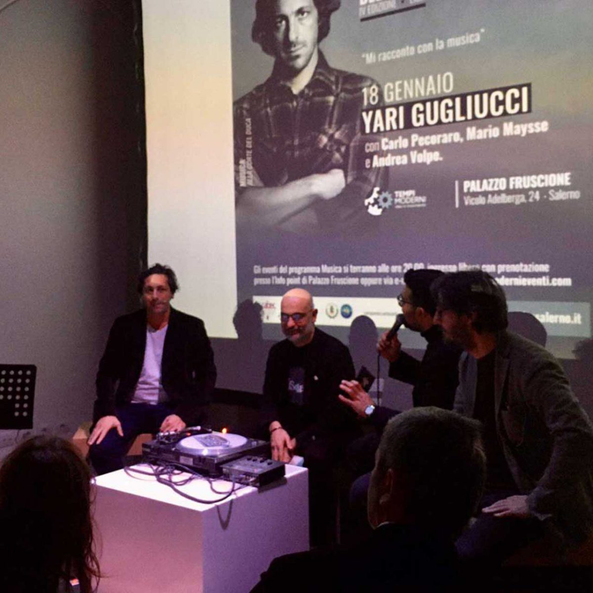 Yary Gugliucci, con Carlo Pecoraro, Mario Maysse e Andrea Volpe