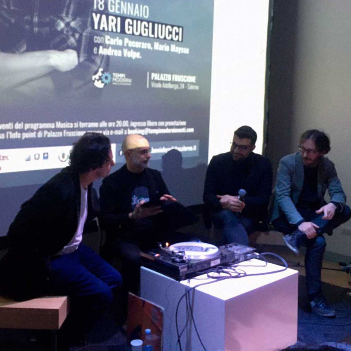 Yary Gugliucci, con Carlo Pecoraro, Mario Maysse e Andrea Volpe
