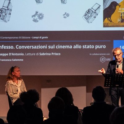 Conversazioni sul cinema con Giuseppe D’Antonio e Sabrina Prisco - foto Valentino Petrosino, Associazione Culturale LAB 147