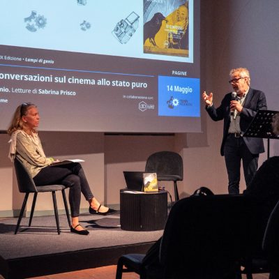 Conversazioni sul cinema con Giuseppe D’Antonio e Sabrina Prisco - foto Valentino Petrosino, Associazione Culturale LAB 147