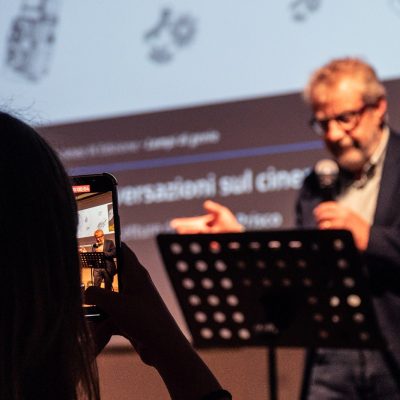 Conversazioni sul cinema con Giuseppe D’Antonio e Sabrina Prisco - foto Valentino Petrosino, Associazione Culturale LAB 147