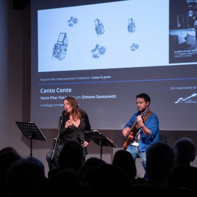 Ilaria Pilar Patassin e Simone Sansonetti - foto Enza Sola, Associazione Culturale LAB 147