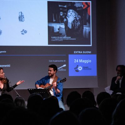 Ilaria Pilar Patassin e Simone Sansonetti - foto Enza Sola, Associazione Culturale LAB 147