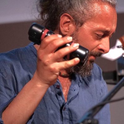 Finissage e concerto, Giulia Pratelli e Luca Guidi - foto Tiziana Varani, Associazione Culturale LAB 147