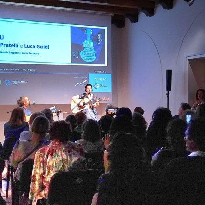 Finissage e concerto, Giulia Pratelli e Luca Guidi - foto Tiziana Varani, Associazione Culturale LAB 147