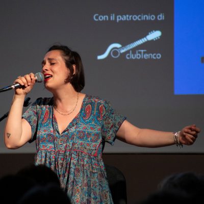 Finissage e concerto, Giulia Pratelli e Luca Guidi - foto Enza Sola, Associazione Culturale LAB 147