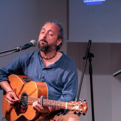 Finissage e concerto, Giulia Pratelli e Luca Guidi - foto Enza Sola, Associazione Culturale LAB 147