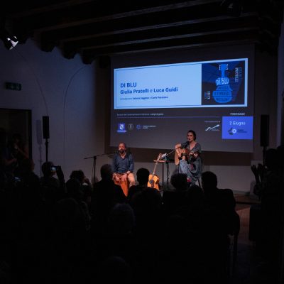 Finissage e concerto, Giulia Pratelli e Luca Guidi - foto Enza Sola, Associazione Culturale LAB 147